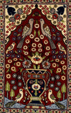 26741-Sarough Hand-Knotted/Handmade Persian Rug/Carpet Traditional Authentic/ Size: 3'1"x 2'3"/94cm x 69cm