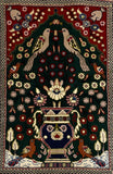 26742-Sarough Hand-Knotted/Handmade Persian Rug/Carpet Traditional Authentic/ Size: 3'2"x 2'3"/97cm x 69cm