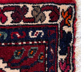 26789-Hamadan Hand-Knotted/Handmade Persian Rug/Carpet Tribal/Nomadic Authentic/ Size: 3'6" x 1'11"/107cm x 58cm