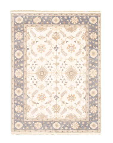 26837- Royal Ushak Hand-Knotted/Handmade Indian Rug/Carpet Traditional/Authentic/Size: 9'11" x 8'2"