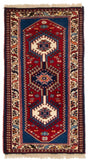 26790-Yalameh Hand-Knotted/Handmade Persian Rug/Carpet Tribal/Nomadic Authentic/ Size: 3'1" x 1'7"/94cm x 48cm