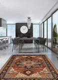 27140- Royal Heriz Hand-Knotted/Handmade Indian Rug/Carpet Traditional/Authentic/Size: 13'8" x 9'7"/417cm x 292cm
