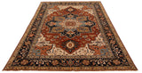 27140- Royal Heriz Hand-Knotted/Handmade Indian Rug/Carpet Traditional/Authentic/Size: 13'8" x 9'7"/417cm x 292cm