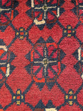 26435 - Khal Mohammad Afghan Hand-Knotted Authentic/Traditional/Rug/Size: 2'0" x 1'4"/61cm x 41cm