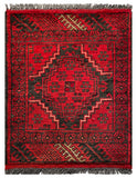 26192 - Khal Mohammad Afghan Hand-Knotted Authentic/Traditional/Rug/Size: 2'0" x 1'5"/61cm x 43cm