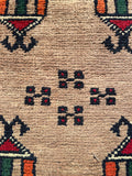 26226 - Khal Mohammad Afghan Hand-Knotted Authentic/Traditional/Rug/Size: 1'4" x 1'2"/41cm x 36cm