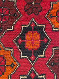 26597 - Khal Mohammad Afghan Hand-Knotted Authentic/Traditional/Rug/Size: 2'0" x 1'3"/61cm x 38cm