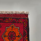 26597 - Khal Mohammad Afghan Hand-Knotted Authentic/Traditional/Rug/Size: 2'0" x 1'3"/61cm x 38cm