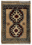 26669 -  Hand-knotted Contemporary Chobi Ziegler /Modern Carpet/Rug / Size: 2'0" x 1'3"/61cm x 38cm