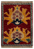 26692 -  Hand-knotted Contemporary Chobi Ziegler /Modern Carpet/Rug / Size: 2'0" x 1'3"/61cm x 38cm