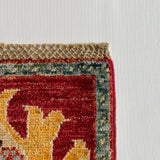 26692 -  Hand-knotted Contemporary Chobi Ziegler /Modern Carpet/Rug / Size: 2'0" x 1'3"/61cm x 38cm