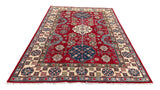 26928-Kazak Hand-Knotted/Handmade Afghan Rug/Carpet Tribal/Nomadic Authentic/ Size: 8'7" x 6'0"/262cm x 183cm
