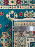 27009-Kazak Hand-Knotted/Handmade Afghan Rug/Carpet Tribal/Nomadic Authentic/ Size: 2'9" x 2'0"/84cm x 61cm