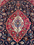 27029-Kashan Hand-Knotted/Handmade Persian Rug/Carpet Traditional/Authentic/Size: 11'7" x 8'1"/353cm x 246cm