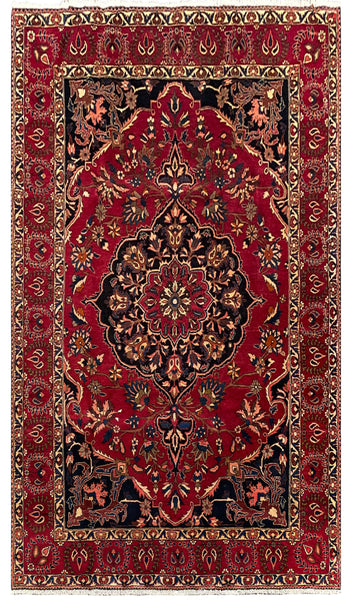26872- Bakhtiar Hand-Knotted/Handmade Persian Rug/Carpet Traditional Authentic/ Size : 10'2" x 7'1"/310cm x 216cm