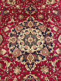 26873- Tabriz Persian Hand-knotted Carpet Authentic/Traditional Carpet/Rug/Size: 9'7" x 6'7"/292cm x 201cm