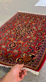 26884-Kashan Hand-Knotted/Handmade Persian Rug/Carpet Traditional/Authentic/Size: 2'8" x 2'0"/81cm x 61cm