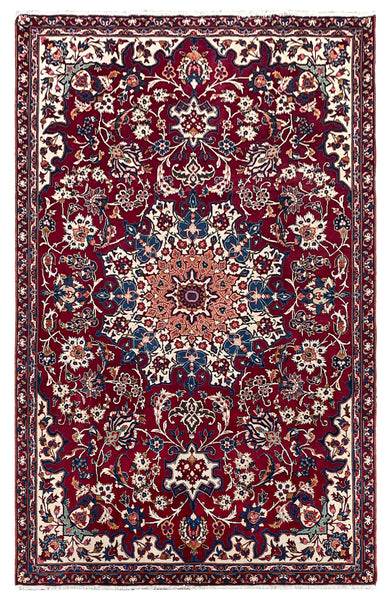 26868-Kashan Hand-Knotted/Handmade Persian Rug/Carpet Traditional/Authentic/Size: 9'3" x 6'0"/282cm x 183cm