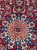 26868-Kashan Hand-Knotted/Handmade Persian Rug/Carpet Traditional/Authentic/Size: 9'3" x 6'0"/282cm x 183cm