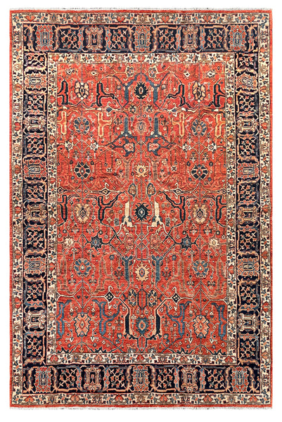 26901- Royal Chobi Ziegler Afghan Hand-Knotted Contemporary/Traditional/Size: 9'5" x 6'2"/287cm x 188cm