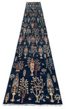 26896- Royal Chobi Ziegler Afghan Hand-Knotted Contemporary/Traditional/Size: 17'6" x 2'6"/533cm x 76cm