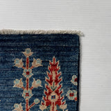26896- Royal Chobi Ziegler Afghan Hand-Knotted Contemporary/Traditional/Size: 17'6" x 2'6"/533cm x 76cm