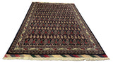 22583-Sarough Hand-Knotted/Handmade Persian Rug/Carpet Traditional Authentic/ Size: 9'6"x 6'7"/ 290cm x 201cm