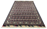 22583-Sarough Hand-Knotted/Handmade Persian Rug/Carpet Traditional Authentic/ Size: 9'6"x 6'7"/ 290cm x 201cm