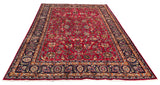 25779-Mashad Hand-Knotted/Handmade Persian Rug/Carpet Traditional Authentic/ Size: 9'8" x 6'6"/295cm x 198cm
