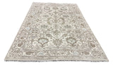 26846- Royal Ushak Hand-Knotted/Handmade Indian Rug/Carpet Traditional/Authentic/Size: 8'10" x 6'2"/269cm x 188cm