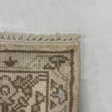 26846- Royal Ushak Hand-Knotted/Handmade Indian Rug/Carpet Traditional/Authentic/Size: 8'10" x 6'2"/269cm x 188cm