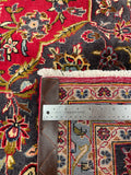 25723-Kashan Hand-Knotted/Handmade Persian Rug/Carpet Traditional/Authentic/Size: 11'9" x 8'2"/358cm x 249cm