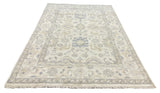 26845- Royal Ushak Hand-Knotted/Handmade Indian Rug/Carpet Traditional/Authentic/Size: 8'11" x 6'2"/272cm x 188cm