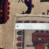 26779- Balutch War Rug/ Persian Hand-knotted Authentic/Nomadic/Tribal Rug/Carpet/ Size: 9'9" x 6'11"/297cm x 211cm