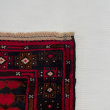 25827-Balutch Hand-Knotted/Handmade Persian Rug/Carpet Tribal/Nomadic Authentic/ Size: 9'7" x 6'9"/292cm x 206cm