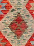26044- Kelim Hand-Woven/Flat Weaved/Handmade Afghan /Carpet Tribal/Nomadic Authentic/Size: 3'0" x 2'2"/ 91cm x 66cm