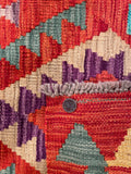 26049- Kelim Hand-Woven/Flat Weaved/Handmade Afghan /Carpet Tribal/Nomadic Authentic/Size: 3'0" x 2'2"/ 92cm x 66cm