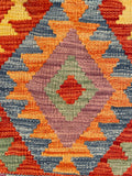 26057- Kelim Hand-Woven/Flat Weaved/Handmade Afghan /Carpet Tribal/Nomadic Authentic/Size: 3'0" x 2'1"/91cm x 64cm