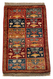 26682 -  Hand-knotted Contemporary Chobi Ziegler /Modern Carpet/Rug / Size: 2'0" x 1'3"/61cm x 38cm
