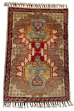 26182 -  Hand-knotted Contemporary Chobi Ziegler /Modern Carpet/Rug / Size: 2'1" x 1'4"/64cm x 41cm