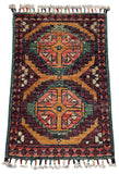 26181 -  Hand-knotted Contemporary Chobi Ziegler /Modern Carpet/Rug / Size: 1'9" x 1'3"/53cm x 38cm