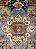 27140- Royal Heriz Hand-Knotted/Handmade Indian Rug/Carpet Traditional/Authentic/Size: 13'8" x 9'7"/417cm x 292cm