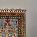 26561 -  Hand-knotted Contemporary Chobi Ziegler /Modern Carpet/Rug / Size: 2'0" x 1'3"/61cm x 38cm