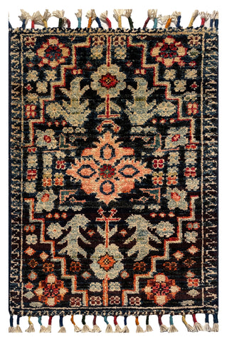 26577 -  Hand-knotted Contemporary Chobi Ziegler /Modern Carpet/Rug / Size: 2'0" x1'3"/61cm x 38cm