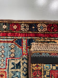 26654 - Chobi Hand-Knotted/Handmade Afghan Tribal/Nomadic Authentic/Size: 2'0" x 1'3"/61cm x 38cm