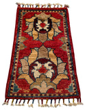 26549-Chobi Ziegler Hand-Knotted/Handmade Afghan Rug/Carpet Modern Authentic/Size: 2'0" x 1'3"/61cm x 38cm