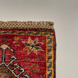 26184 -  Hand-knotted Contemporary Chobi Ziegler /Modern Carpet/Rug / Size: 2'0" x 1'4"/61cm x 41cm