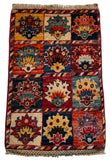 26662 - Chobi Hand-Knotted/Handmade Afghan Tribal/Nomadic Authentic/Size: 2'0" x 1'3"/61cm x 38cm
