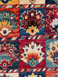 26662 - Chobi Hand-Knotted/Handmade Afghan Tribal/Nomadic Authentic/Size: 2'0" x 1'3"/61cm x 38cm