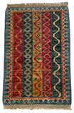 26694 -  Hand-knotted Contemporary Chobi Ziegler /Modern Carpet/Rug / Size: 2'0" x1'3"/61cm x 38cm